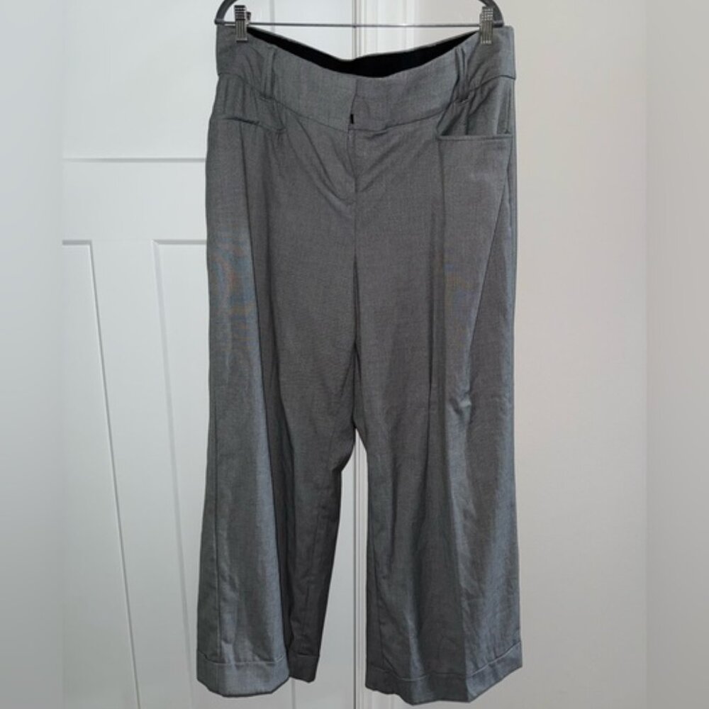 Lane Bryant Gray Wide Leg Pants